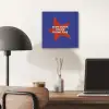 Slow down you're doing fine - Ster - Blauw aluminium wit klein -sfeer5