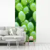 Druiven - Groen - Druppels fotobehang vinyl groot 64 -woonkamer