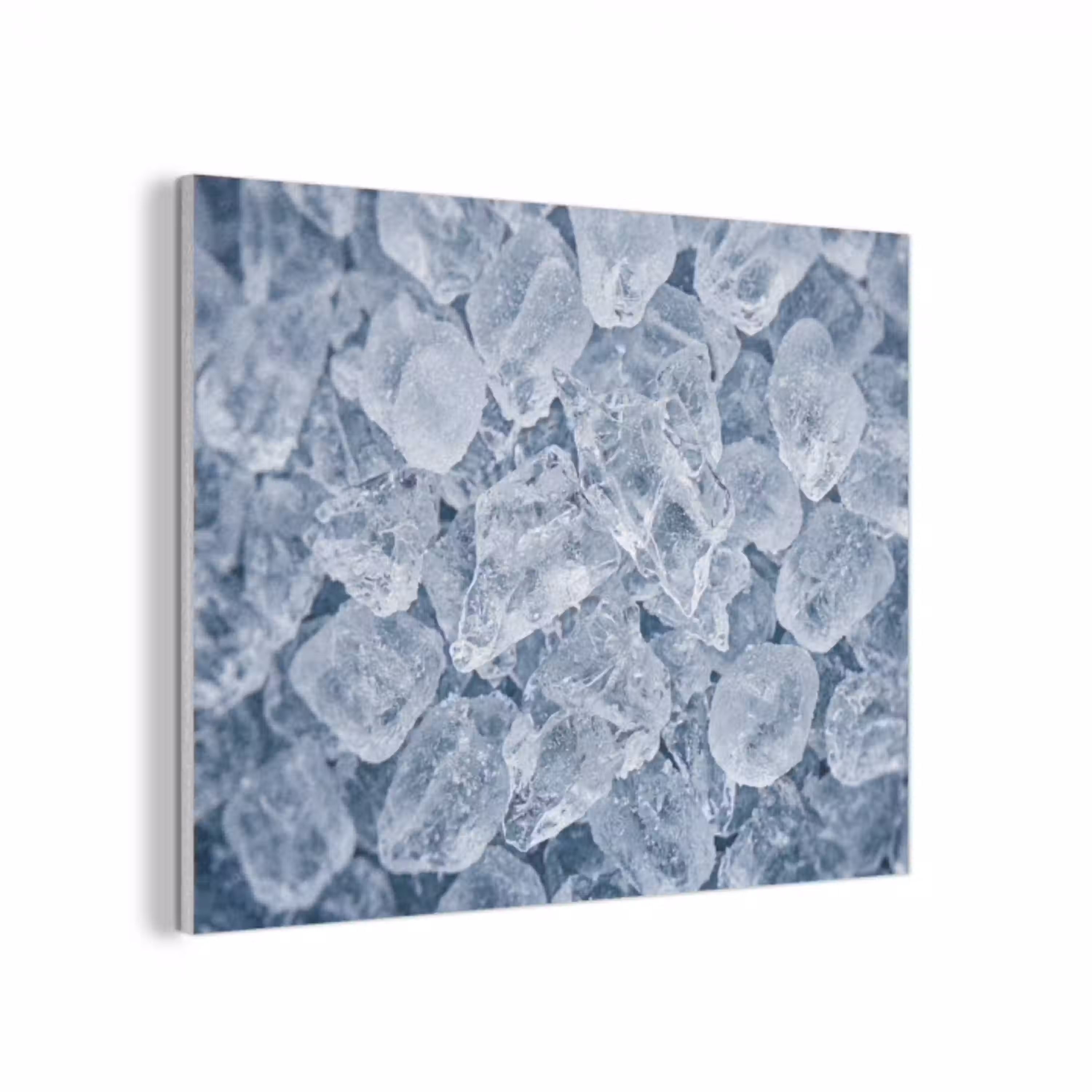 Ijsblokjes - Water - Blauw PET vilt klein -3d