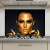 Make up - Tas - Goud - Luxe - Vrouw keuken achterwand spatscherm klein -3d_website
