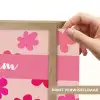 Bloemen - Patroon - Roze Light Box met batterij (Wandlamp kind) middel -USP_websiteprintNL