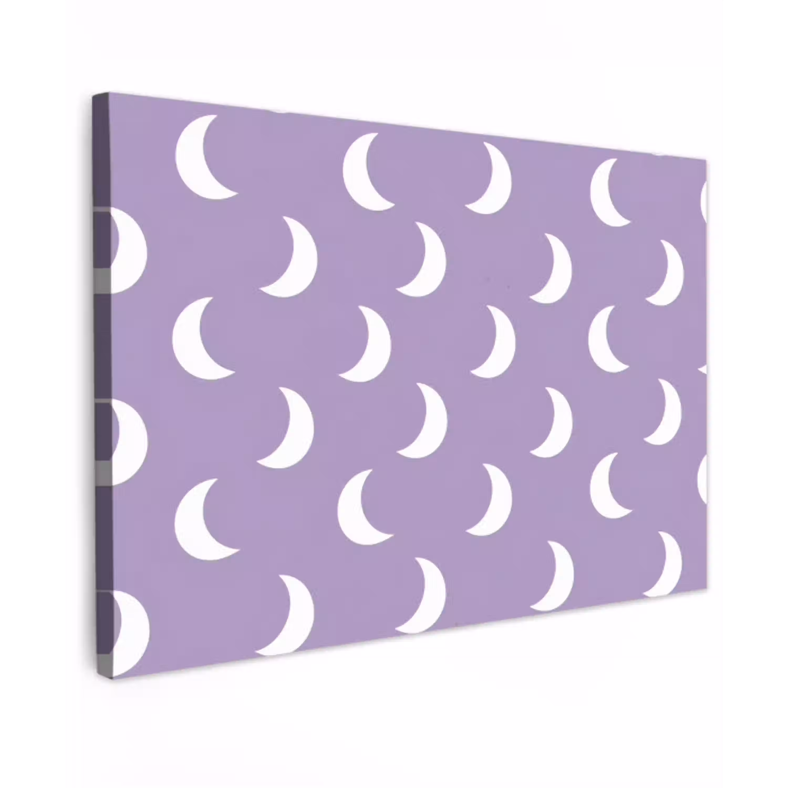Manen - Patroon - Paars Tuinposter op houten frame 2 cm dik klein 845 -3d