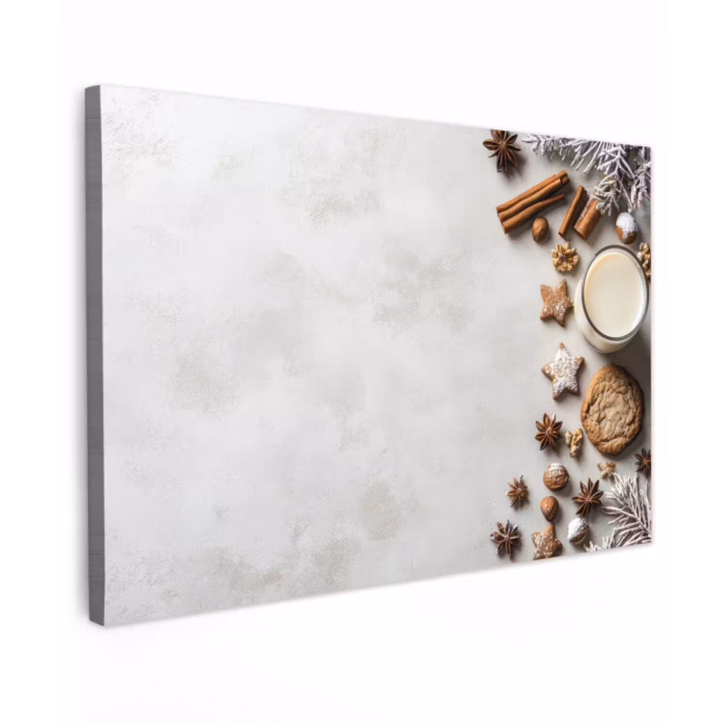 Bakken - Kaneel - Licht - Winter canvas 2cm klein -z3d