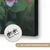 Vingerhoedskruid - Bloemen - Tuin Textielframe zwart klein -USP_ophangsysteemNL