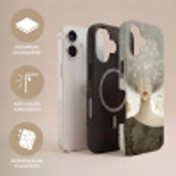 Pluis - Vrouw - Beige Toughcase MagSafe Apple iPhone 17 klein -USP_Lagen_DE