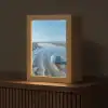 Strand - Schild - Water - Blauw Light Box met kabel (Tafellamp) klein -z3d_website