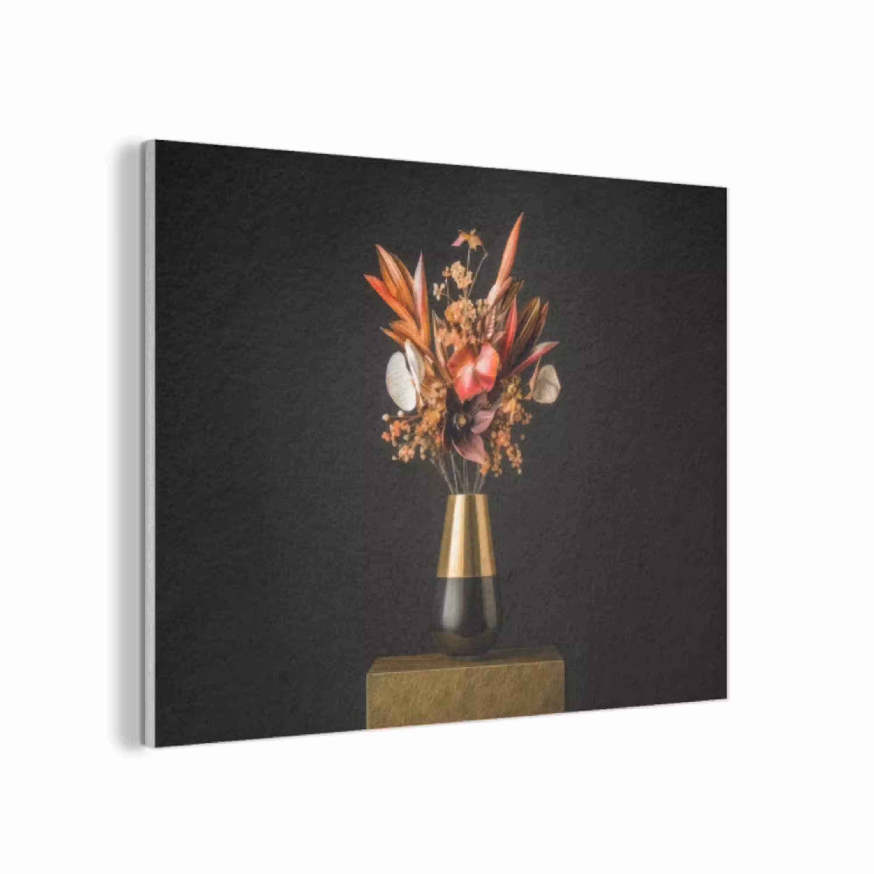 Exotisch - Boeket - Vaas - Goud PET vilt klein -3d