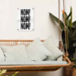 Decoratie - Japandi - Vintage - Zwart tuinposter los doek klein -sfeer7
