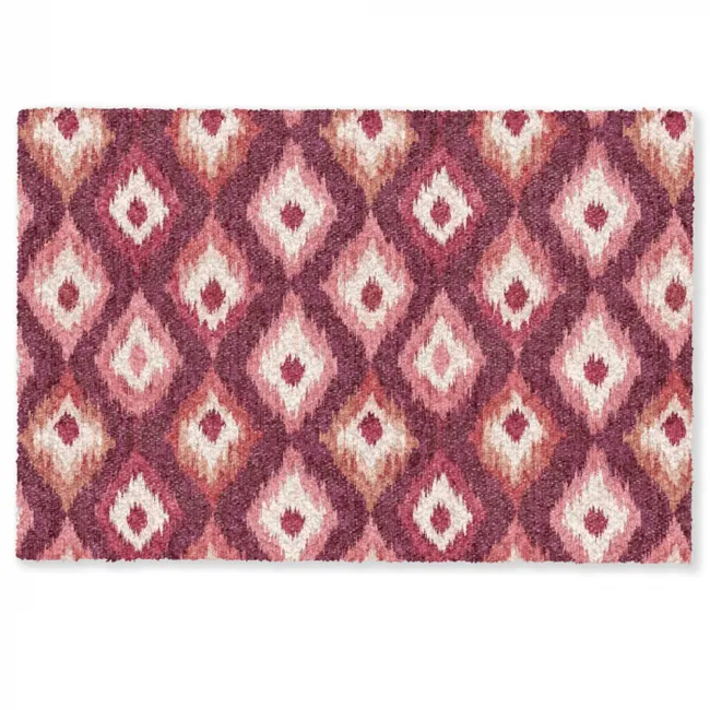 Deurmat - Diamantvormen - Roze - Patroon - Textuur