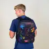Neon sporttrofee design Rugzak - Zwart middel -sfeer8