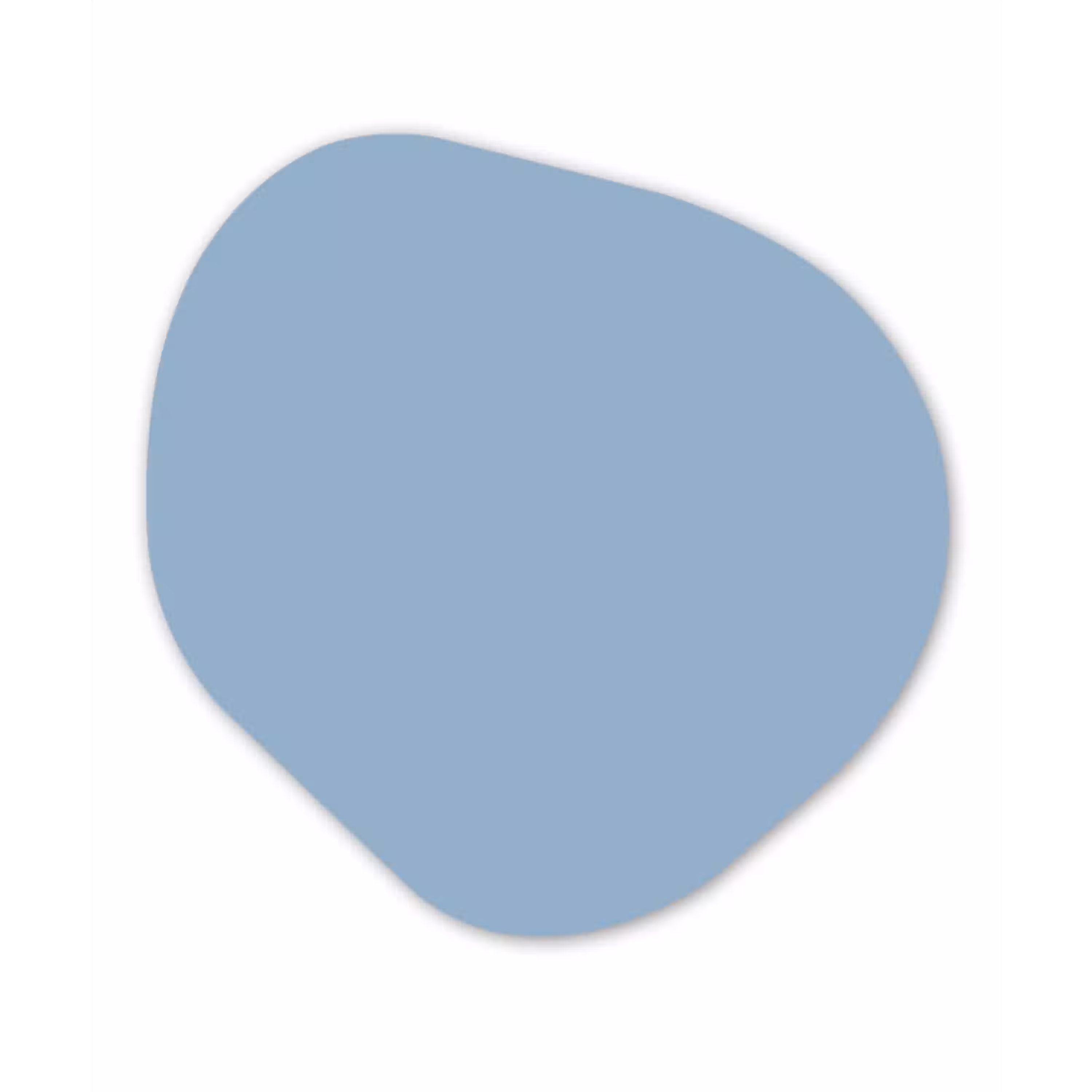Dusty - Denim - Blauw Wandcirkel Organisch Forex 3mm klein 629 -3d