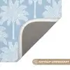 Palmboom - Modern - Blauw Badmat klein 997 -USP_AntislipNL