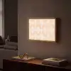 Waaier - Patroon - Perzik Light Box met batterij (Wandlamp) middel 907 -sfeer1