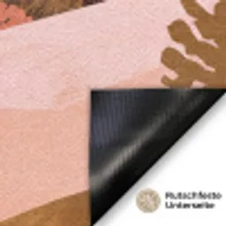 Heuvellandschap - Grafisch - Terracotta Deurmat klein -antislip_DE
