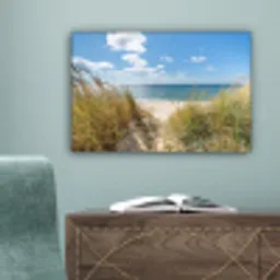 Duin - Gras - Zee - Strand canvas 2cm klein -sfeer4