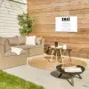 Kerst - Wit - Xmas - Quotes - Feestdagen Tuinposter op houten frame 2 cm dik klein -sfeer2