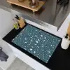 Terrazzo -  Patroon - Kleurrijk - Diep blauw Inductie beschemer met haakjes klein 777 -sfeer1