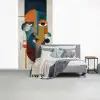 Geometrisch - Strakke vormen - Kleurrijk fotobehang vinyl groot -slaapkamer