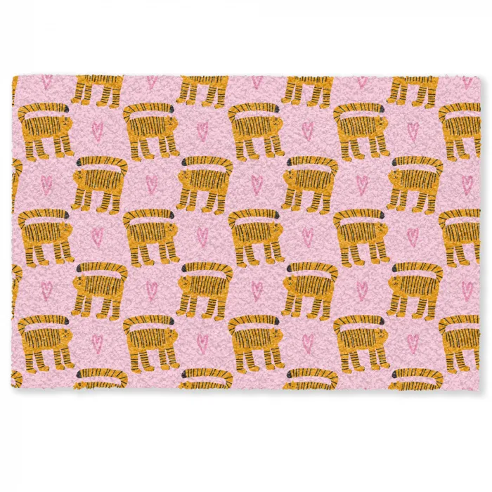 Katten - Roze - Hartjes Deurmat klein 898 -zkaufland3d