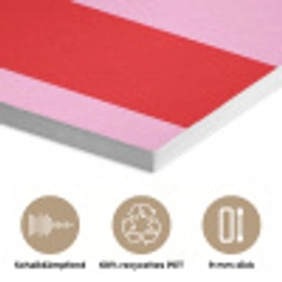 Strepen - Klassiek - Roze PET vilt klein 837 -closeup_DE