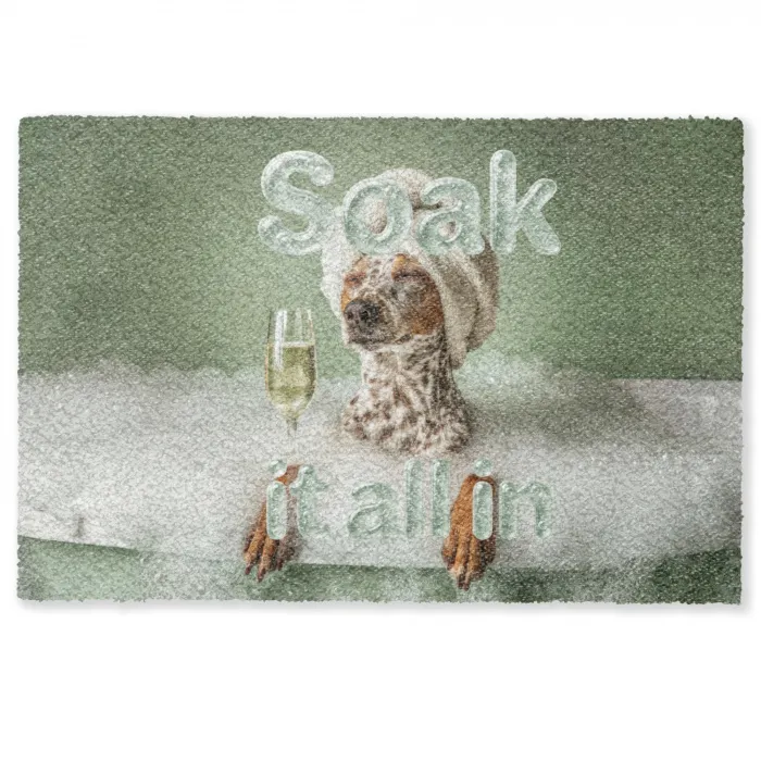 Soak it all in - Hond - Bad Deurmat klein -zkaufland3d