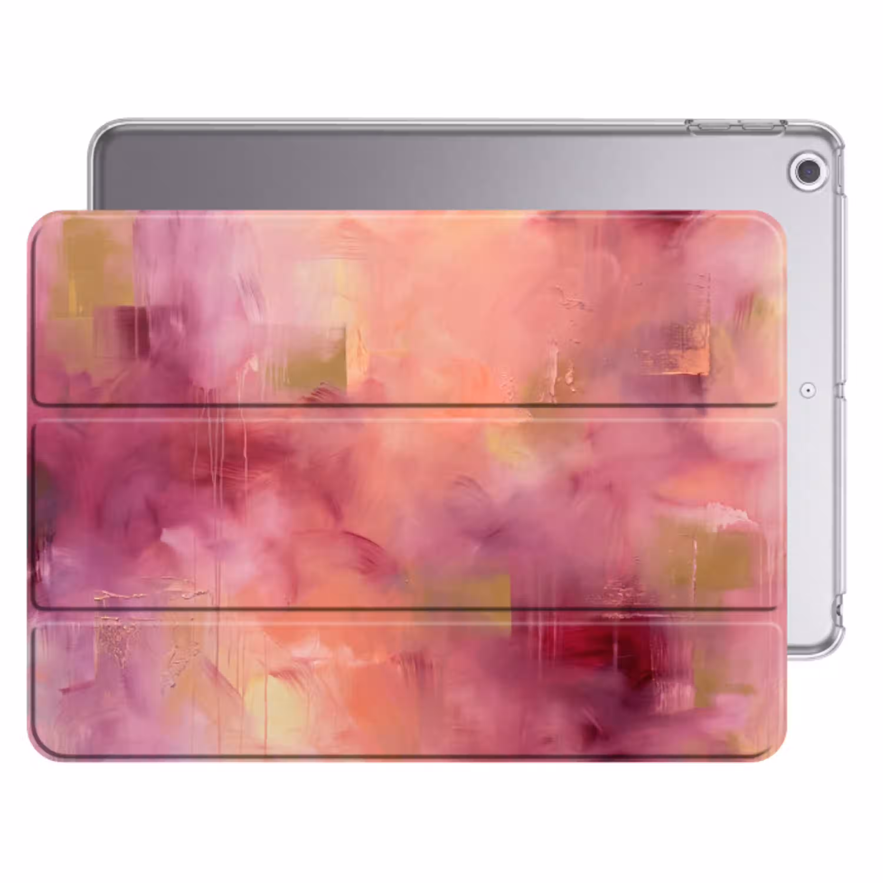 Abstract - Kleuren - Modern - Roze - Paars Apple iPad 2017 middel -threedimensional_3d_global