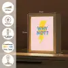 Why not - Bliksem - Roze Light Box met kabel (Tafellamp) klein -USP_NL