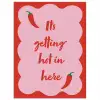 Chilipeper - Red - Hot - Quotes poster papier klein -3d