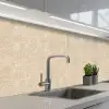 Marmer - Tegels - Beige keuken achterwand 2 middel 871 -3d_schuin
