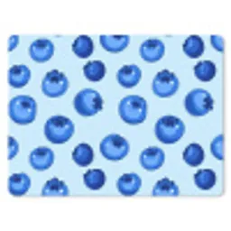 Bessen - Modern - Blauw muismat rubber klein 262 -3d