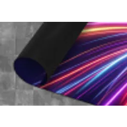 Abstract - Swirl - Futuristic - Neon Keukenloper - keukenmat middel -closeup