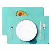 Avocado - Groen - Pit - Schaduw Placemat vinyl groot -zzsfeer2_Kitchenyeah-website