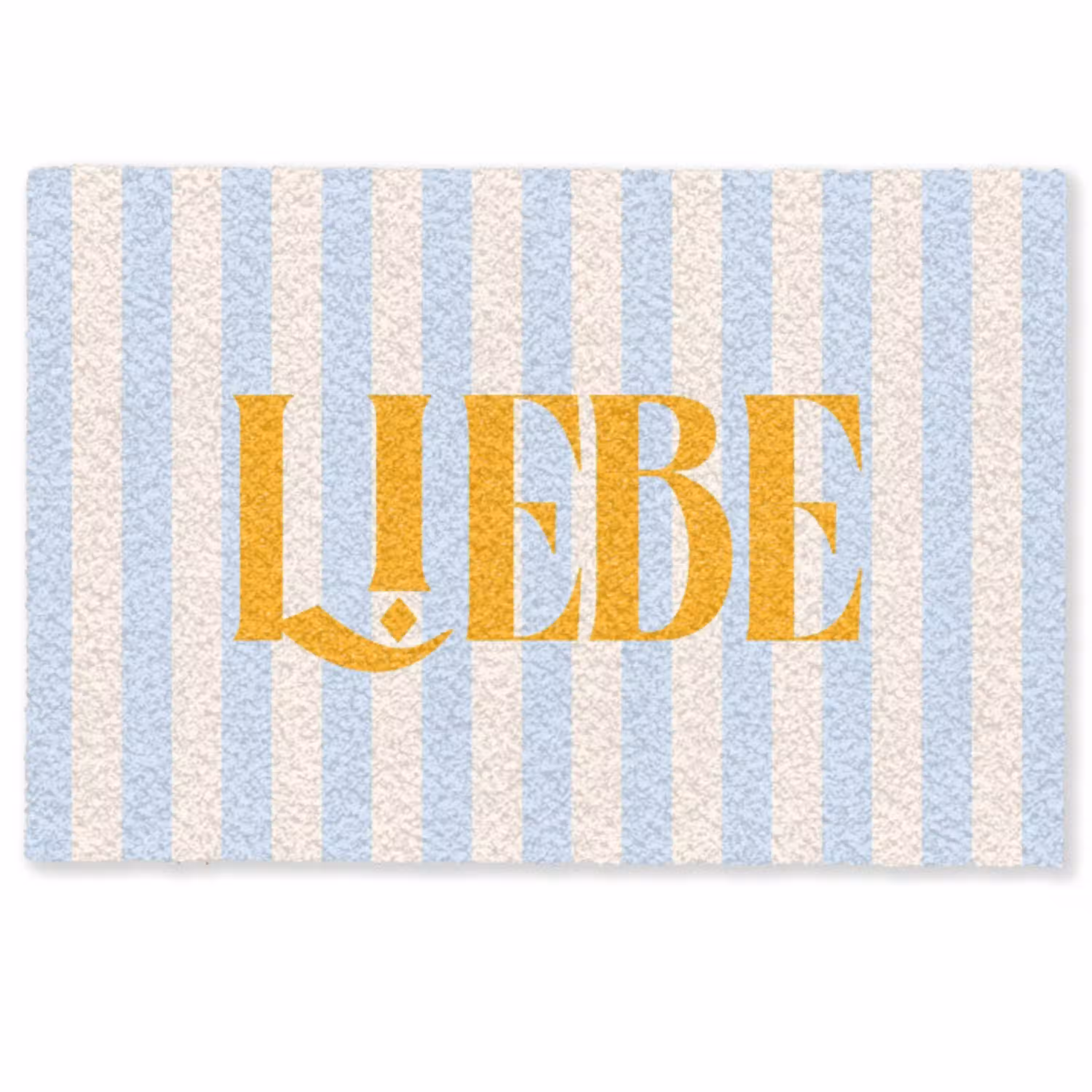Oranje - Blauw - Strepen - Liebe Deurmat klein -zkaufland3d