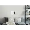 Schaakstuk - Koning - Zwart - Marmer Muursticker klein -slaapkamer