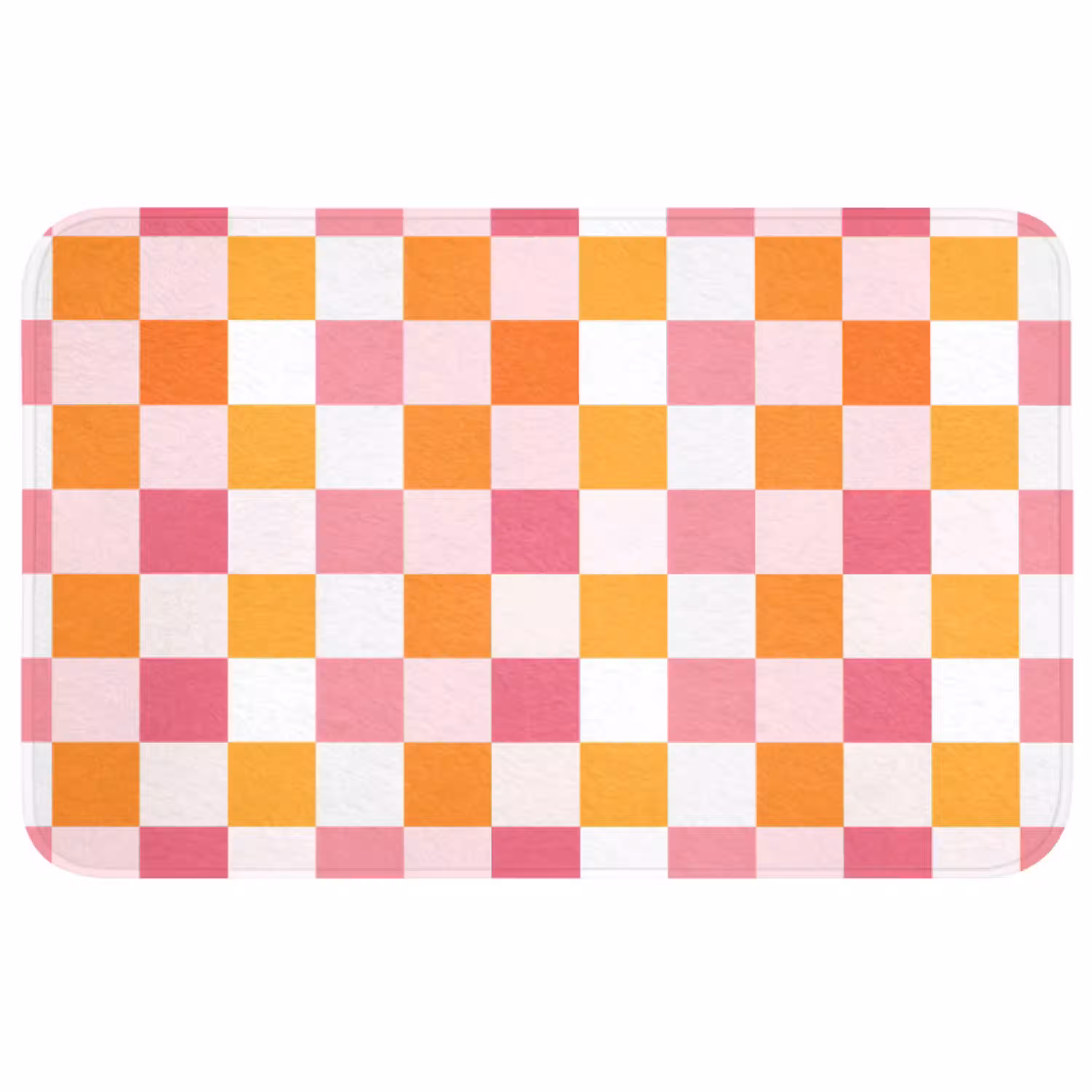 Patroon - Vierkant - Roze Badmat middel 997 -3d