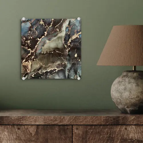Marmer - Goud - Groen plexiglas 5mm klein -sfeer3
