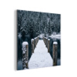 Steiger - Meer - Sneeuw - Bergen - Rustgevend aluminium wit klein -3d