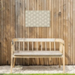 Paneel - Ginkgo - Zand Tuinposter op houten frame 2 cm dik klein 845 -sfeer4
