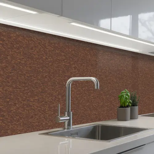 Ruw - Roest - Rood keuken achterwand 2 middel 871 -3d_schuin