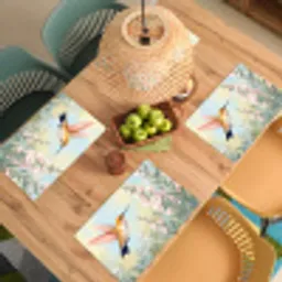 Kolibrie - Illustratie - Kleurrijk Placemat vinyl groot -zzsfeer5_Kitchenyeah-website
