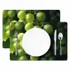 Druiven - Tros - Groen Placemat vinyl groot -zzsfeer2_Kitchenyeah-website