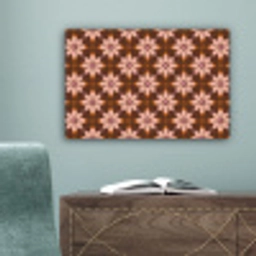 Klassiek - Retro - Bruin canvas 2cm klein 34 -sfeer4