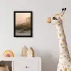 Duinlandschap - Zonsondergang - Strand fotolijst zwart zonder passe partout klein -usfeer4_kinderkamer