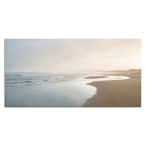 Kustlijn - Strand - Oceaan Muismat XXL klein -3d_leeg