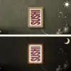 Sushi - Rood - Japandi - Decoratie Light Box met kabel (Wandlamp) klein -sfeer3