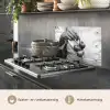 Tomaten - Chef - Zwart - Wit keuken achterwand spatscherm klein -usp_NL