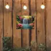 Betoverende Waterval in de Tropen tuinposter los doek klein -sfeer1
