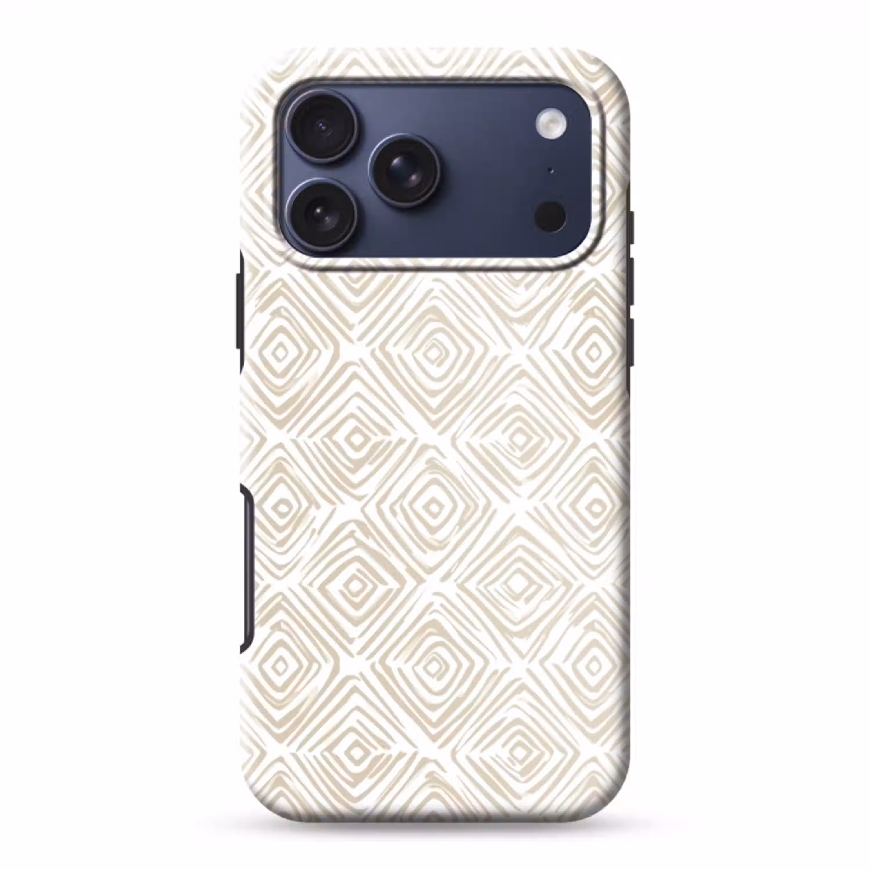 Abstract - Ruit - Beige Toughcase MagSafe Apple iPhone 17 Pro Max klein 1019 -3d