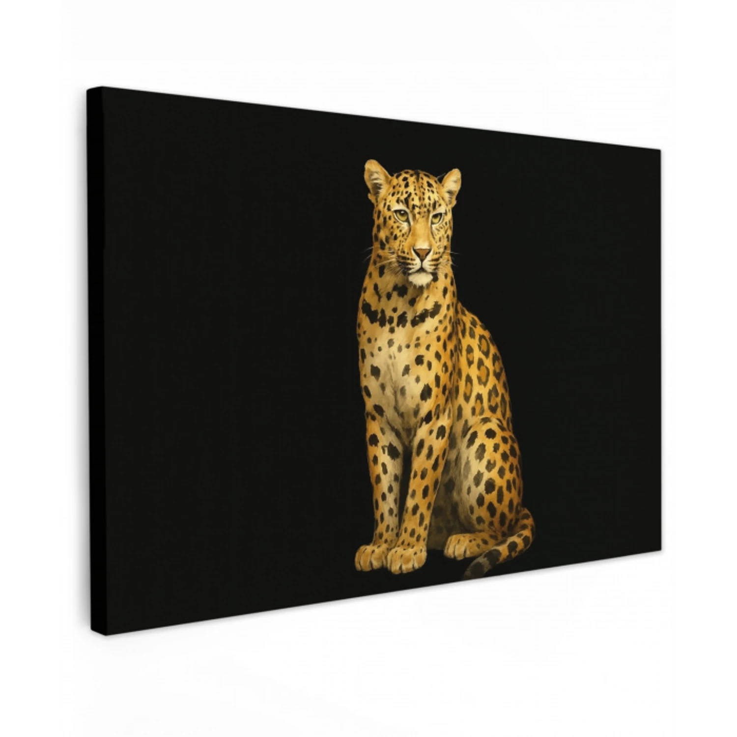 Panter - Realistisch - Bruin canvas 2cm klein -z3d