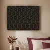 Zeshoek - Zwart - Goud - Bloem Textielframe - compleet frame klein 947 -sfeer1